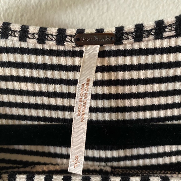 Free People Cut Out Striped Top - Picture 3 of 3